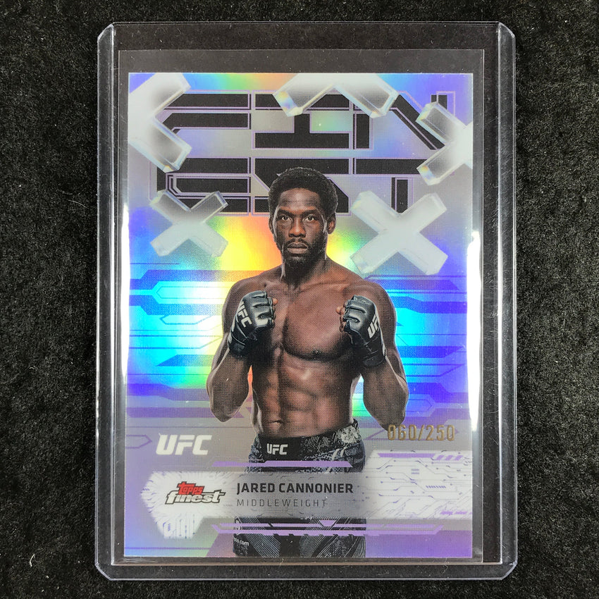 2025 Topps Finest UFC JARED CANNONIER Common Purple 60/250 #61