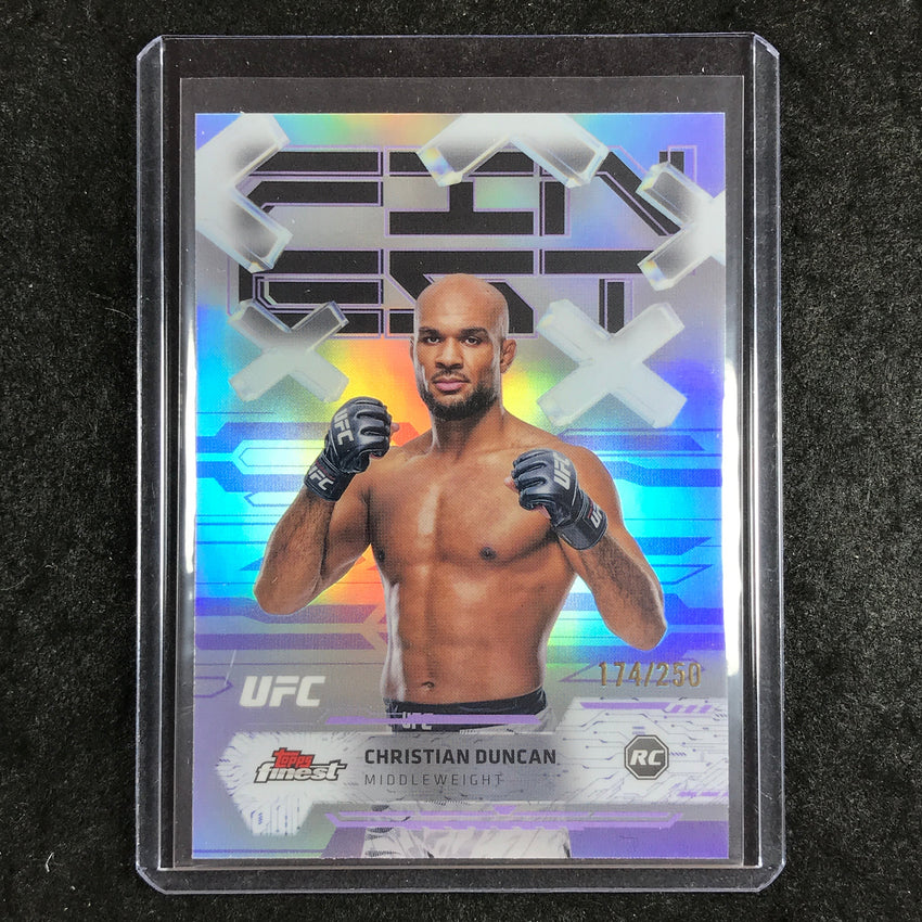 2025 Topps Finest UFC CHRISTIAN DUNCAN Rookie Common Purple 174/250 #67
