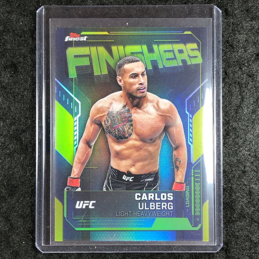 2025 Topps Finest UFC CARLOS ULBERG Finishers Refractor #12