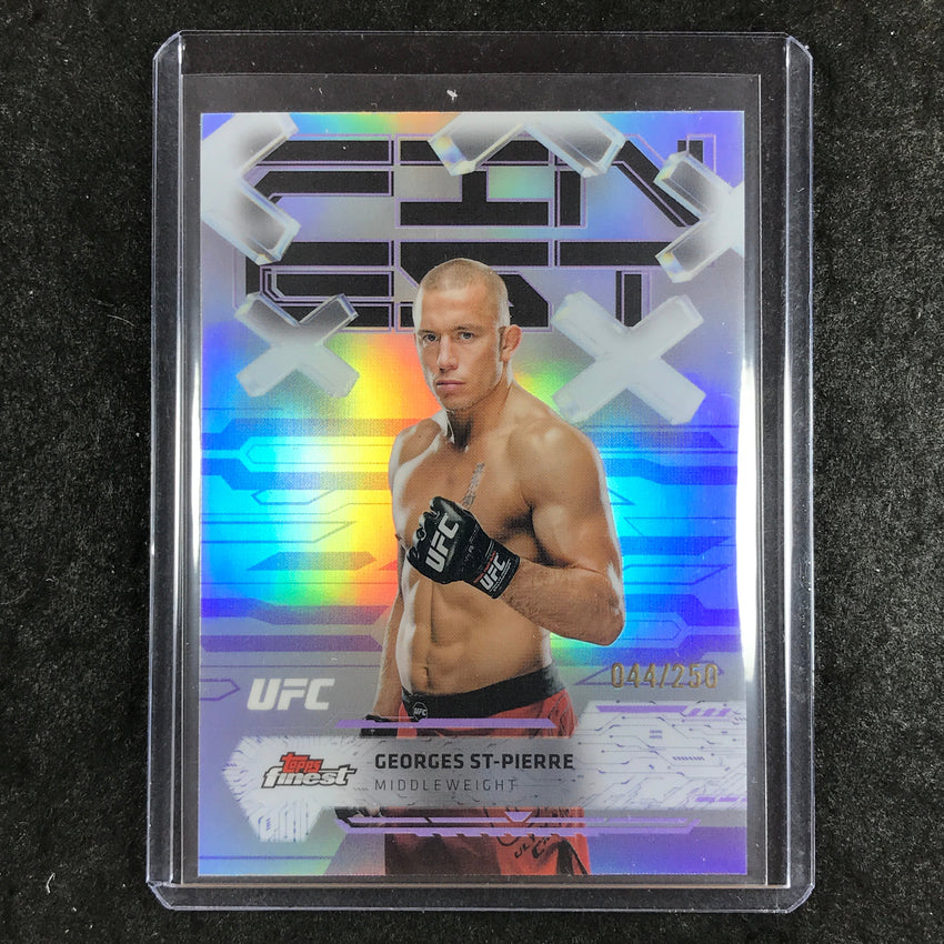 2025 Topps Finest UFC GEORGES ST-PIERRE Common Purple 44/250 #70