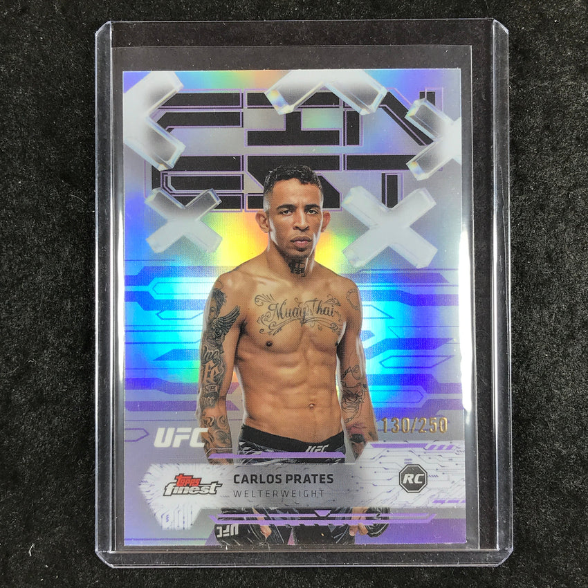 2025 Topps Finest UFC CARLOS PRATES Rookie Common Purple 130/250 #87