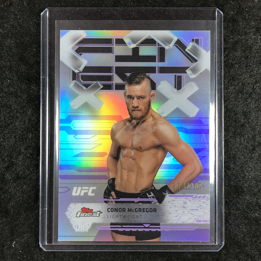 2025 Topps Finest UFC CONNOR MCGREGOR Common Purple 118/250 #89