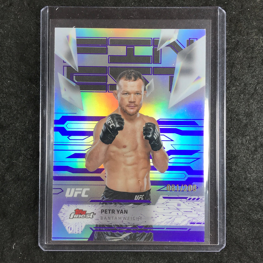 2025 Topps Finest UFC PETR YAN Uncommon Purple 81/200 #105