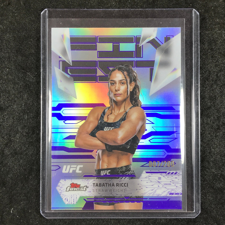 2025 Topps Finest UFC TABATHA RICCI Uncommon Purple 7/200 #133