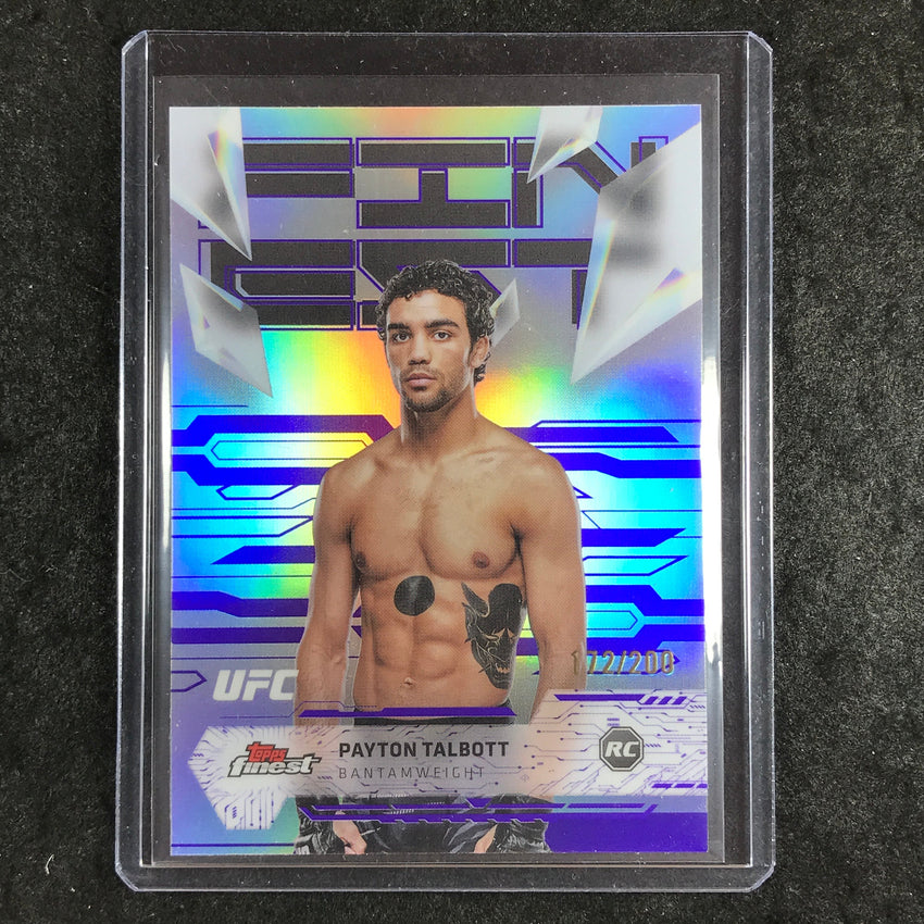 2025 Topps Finest UFC PAYTON TALBOTT Rookie Uncommon Purple 172/200 #199