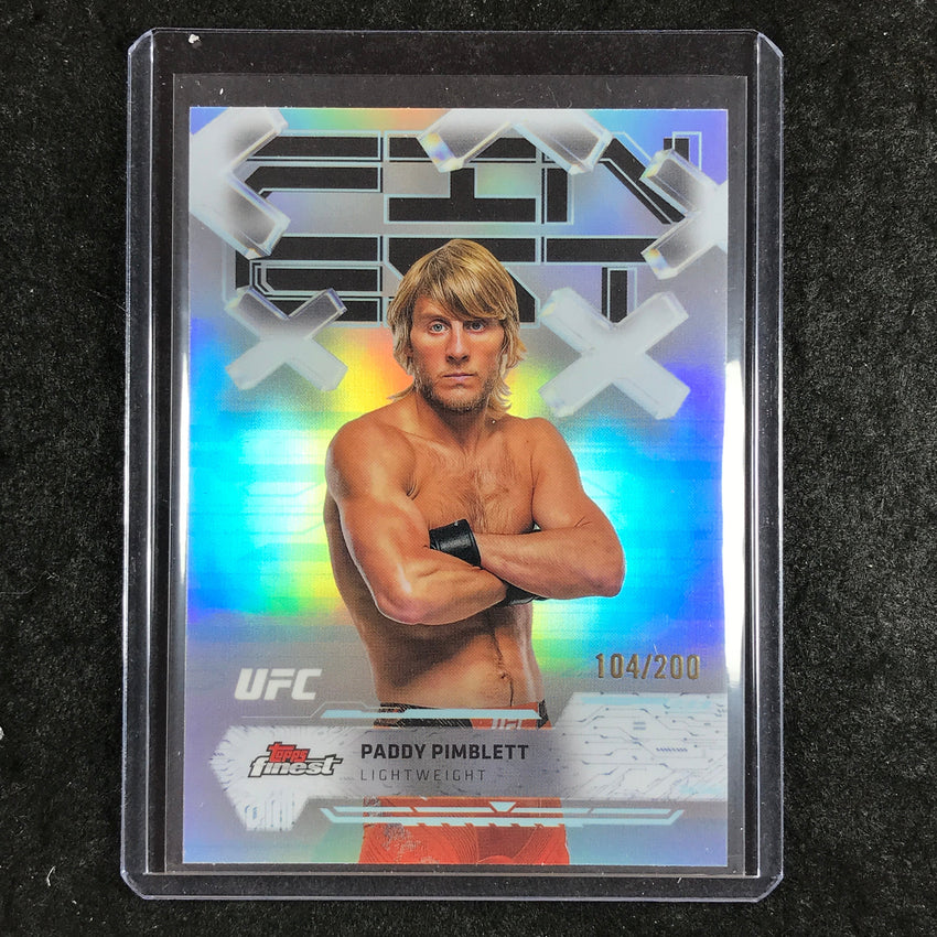 2025 Topps Finest UFC PADDY PIMBLETT Common Blue 104/200 #10