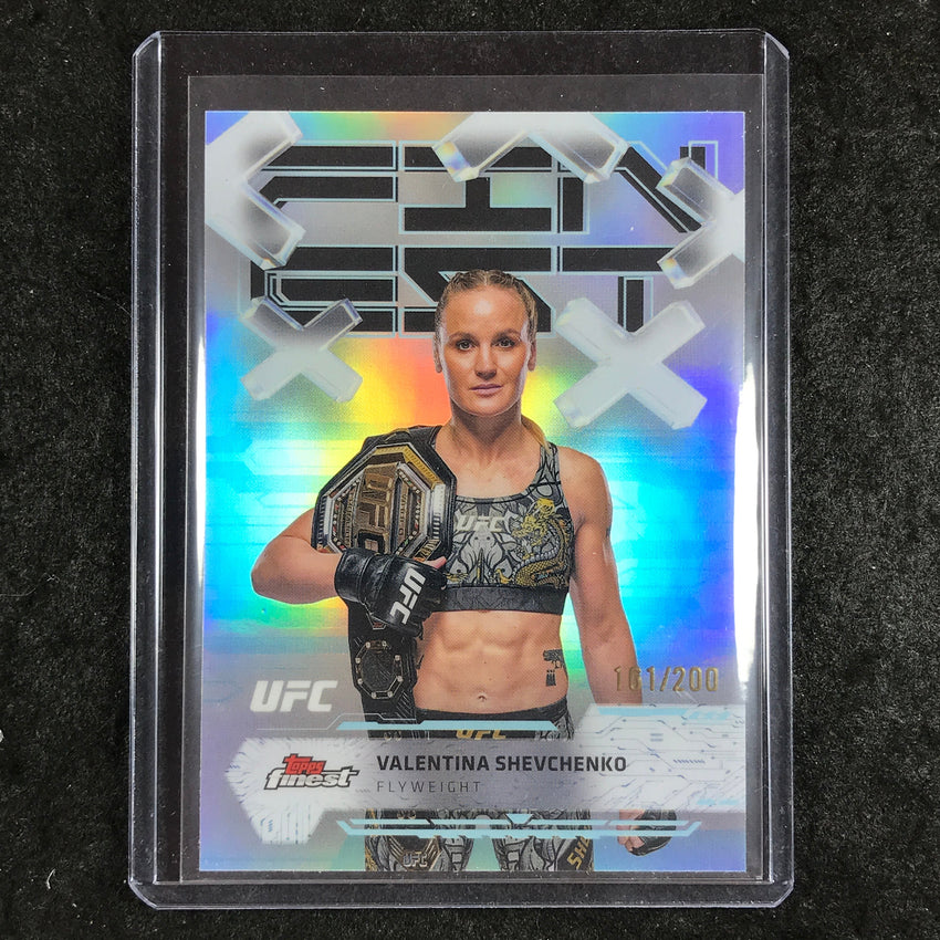 2025 Topps Finest UFC VALENTINA SHEVCHENKO Common Blue 161/200 #32