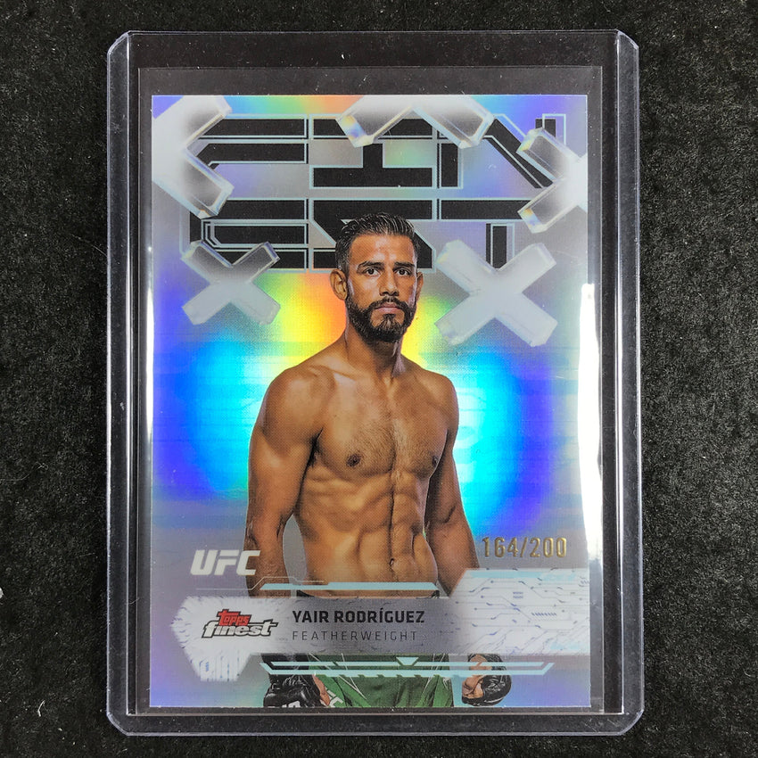 2025 Topps Finest UFC YAIR RODRIGUEZ Common Blue 164/200 #34