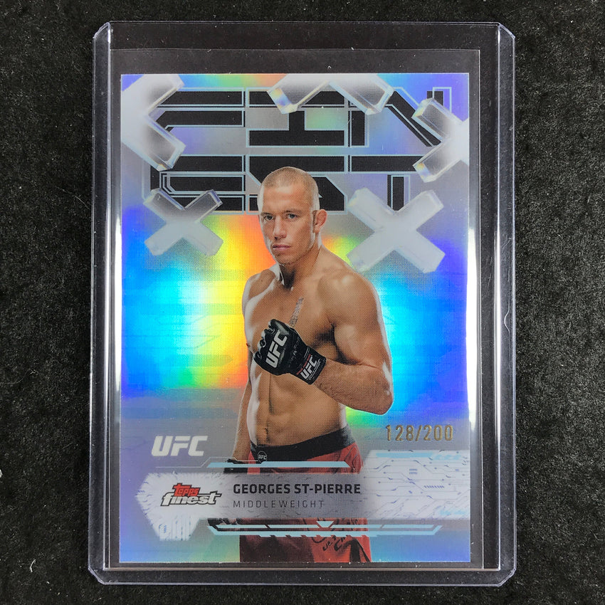2025 Topps Finest UFC GEORGES ST-PIERRE Common Blue 128/200 #70