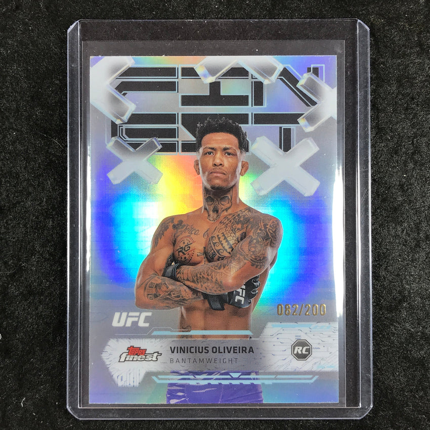 2025 Topps Finest UFC VINICIUS OLIVEIRA Rookie Common Blue 82/200 #93