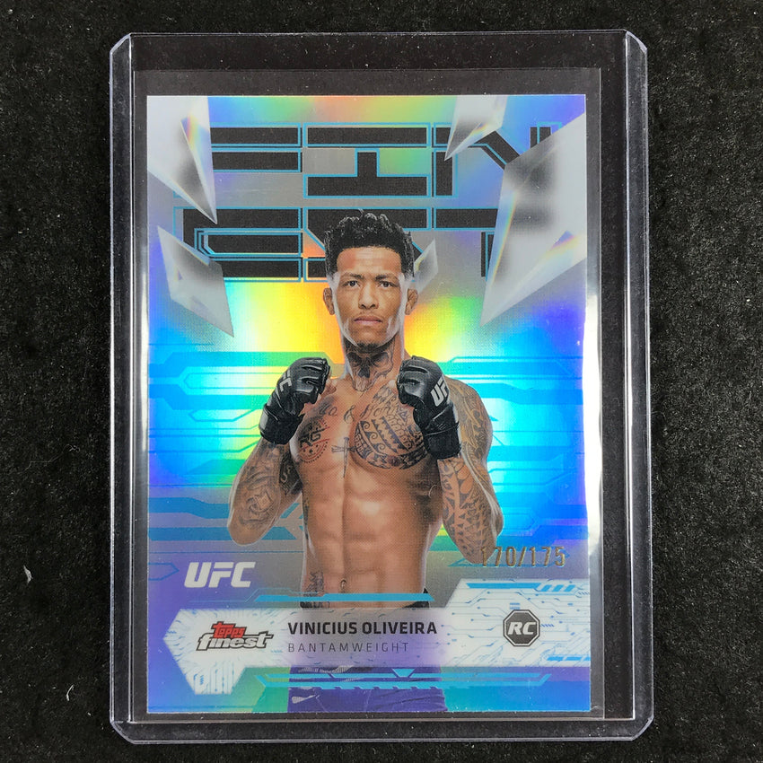 2025 Topps Finest UFC VINICIUS OLIVEIRA Rookie Uncommon Blue 170/175 #102