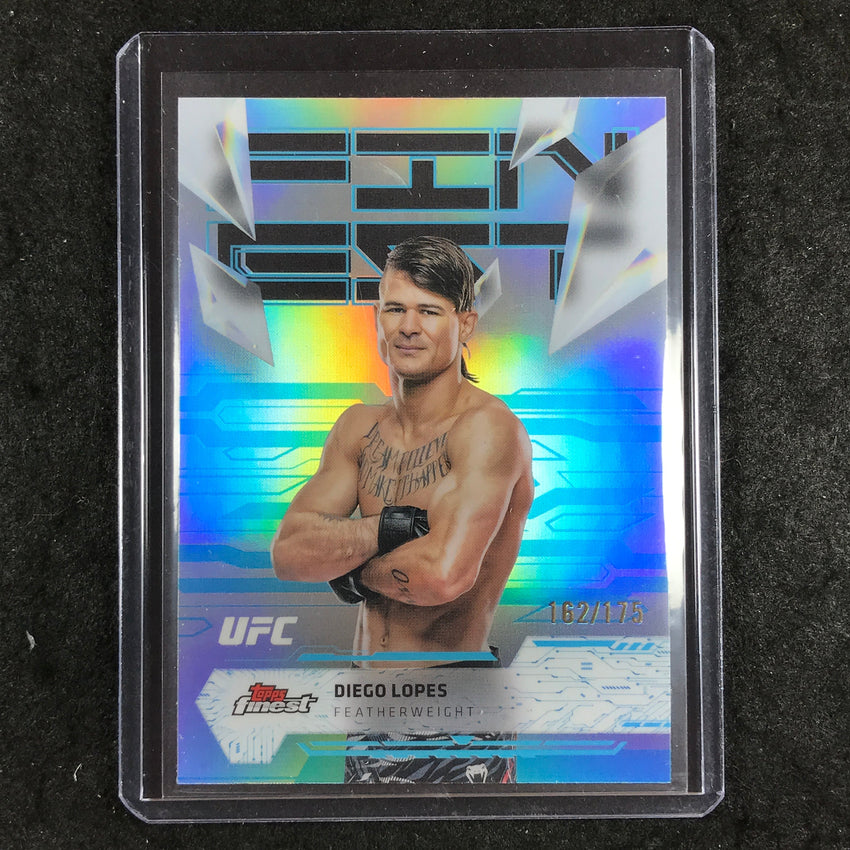 2025 Topps Finest UFC DIEGO LOPES Uncommon Blue 162/175 #104