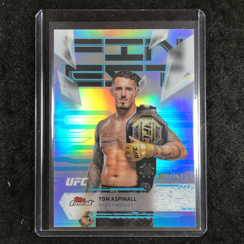 2025 Topps Finest UFC TOM ASPINALL Uncommon Blue 27/175 #120