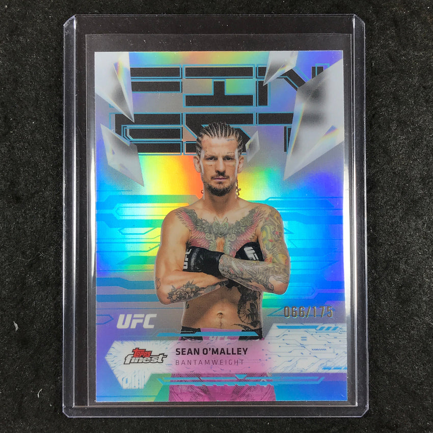 2025 Topps Finest UFC SEAN O'MALLEY Uncommon Blue 66/175 #123