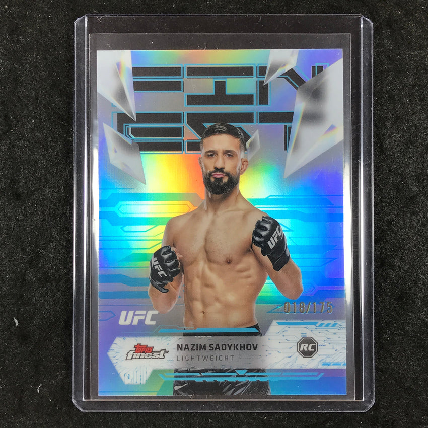2025 Topps Finest UFC NAZIM SADYKHOV Rookie Uncommon Blue 18/175 #125