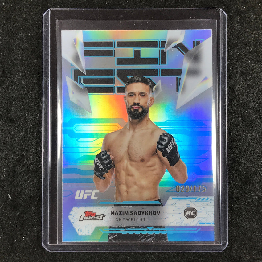 2025 Topps Finest UFC NAZIM SADYKHOV Rookie Uncommon Blue 29/175 #125