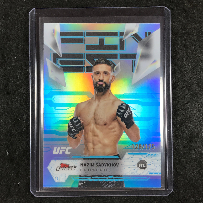 2025 Topps Finest UFC NAZIM SADYKHOV Rookie Uncommon Blue 128/175 #125