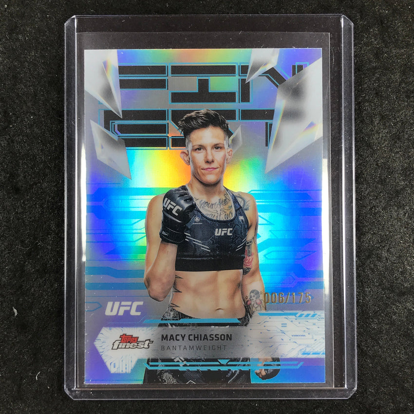 2025 Topps Finest UFC MACY CHIASSON Uncommon Blue 6/175 #173