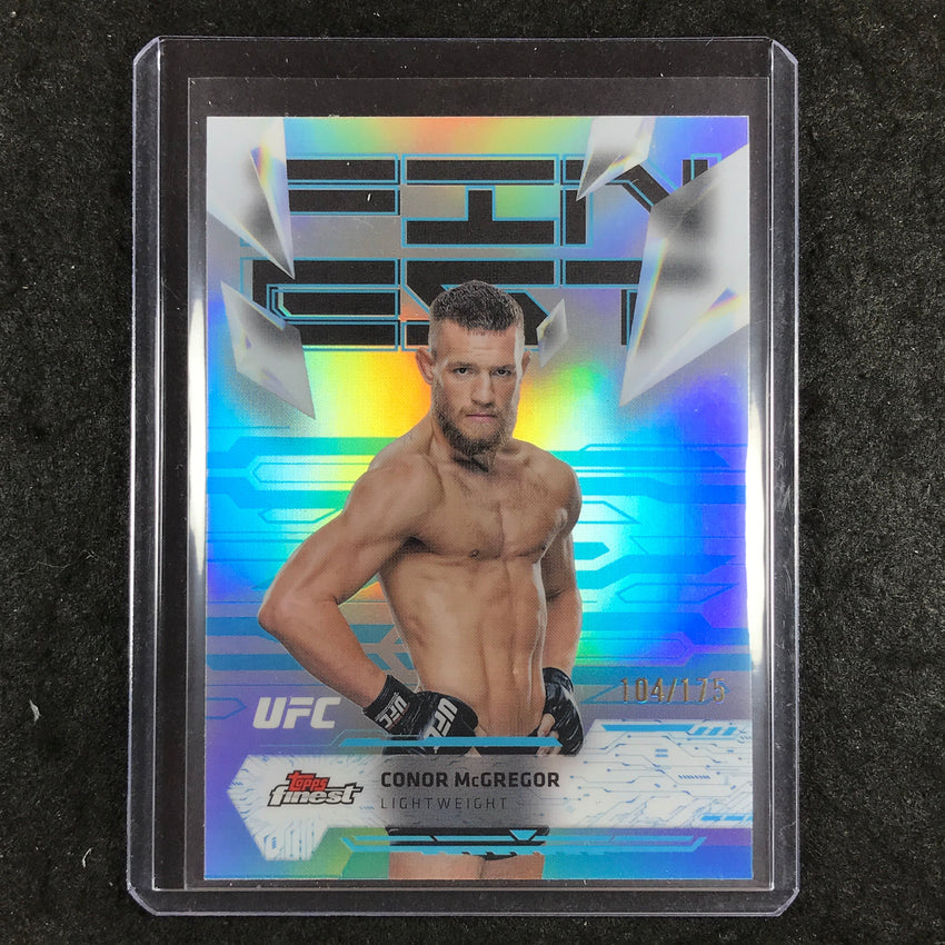 2025 Topps Finest UFC CONOR MCGREGOR Uncommon Blue 104/175 #175