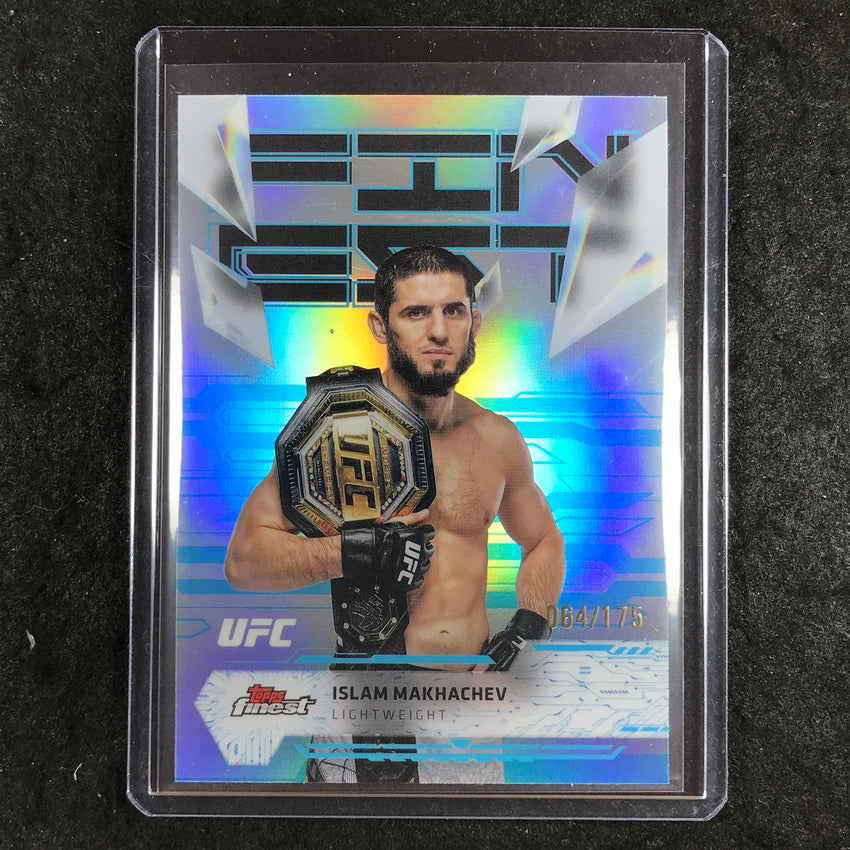 2025 Topps Finest UFC ISLAM MAKHACHEV Uncommon Blue 64/175 #177