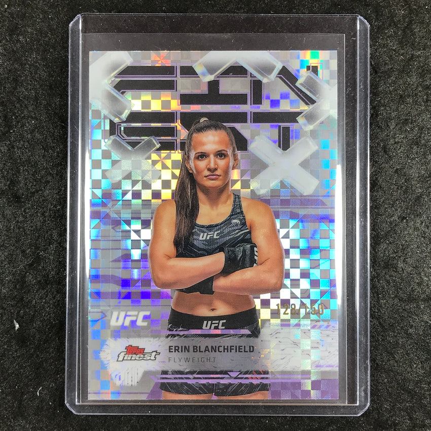 2025 Topps Finest UFC ERIN BLANCHFIELD Common Purple Checkerboard 128/150 #5