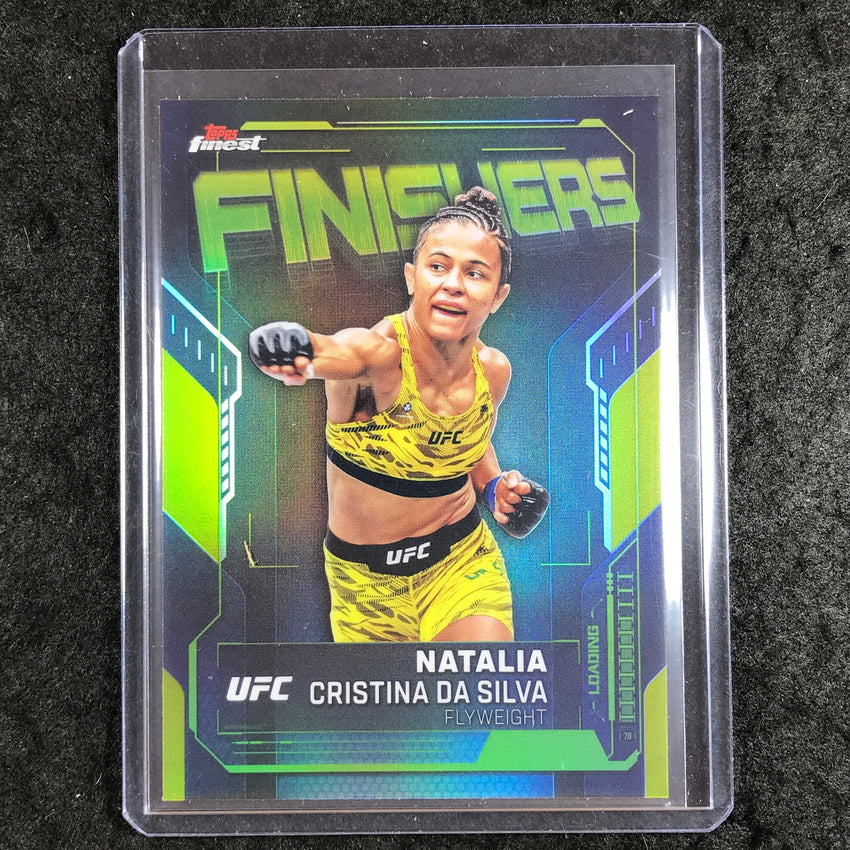 2025 Topps Finest UFC NATALIA CRISTINA DA SILVA Finishers Refractor #21