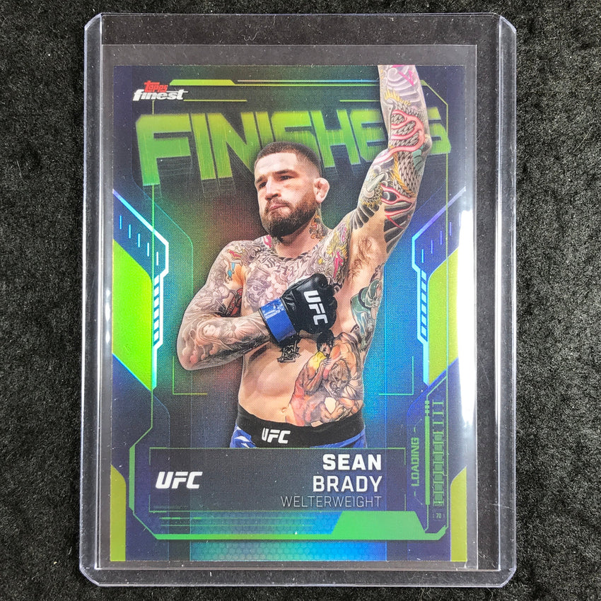 2025 Topps Finest UFC SEAN BRADY Finishers Refractor #24