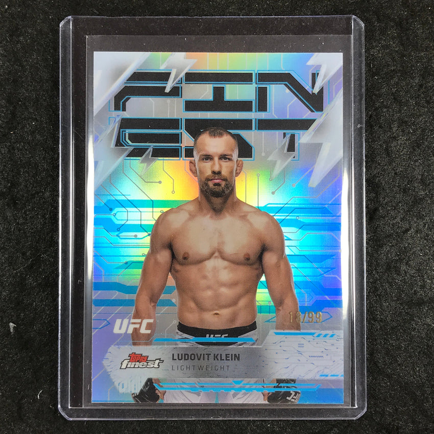 2025 Topps Finest UFC LUDOVIT KLEIN Rare Blue 18/99 #238