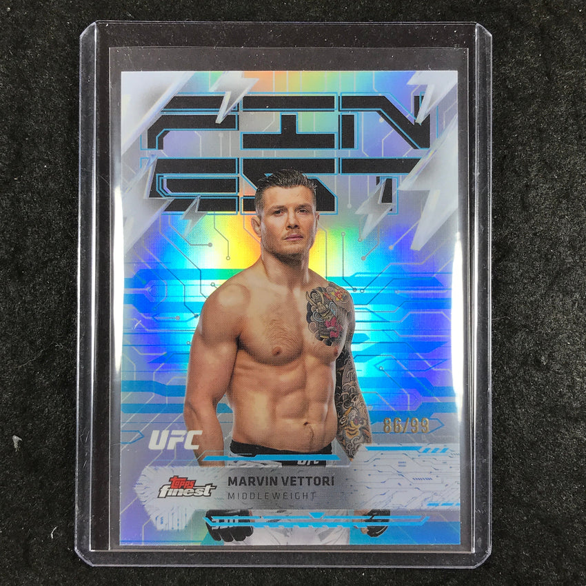2025 Topps Finest UFC MARVIN VETTORI Rare Blue 86/99 #263