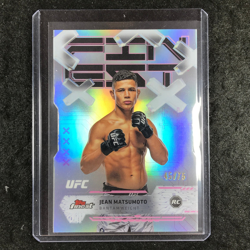 2025 Topps Finest UFC JEAN MATSUMOTO Rookie Common Die-Cut 45/75 #44