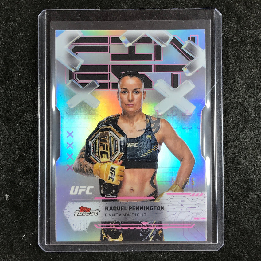 2025 Topps Finest UFC RAQUEL PENNINGTON Common Die-Cut 55/75 #77