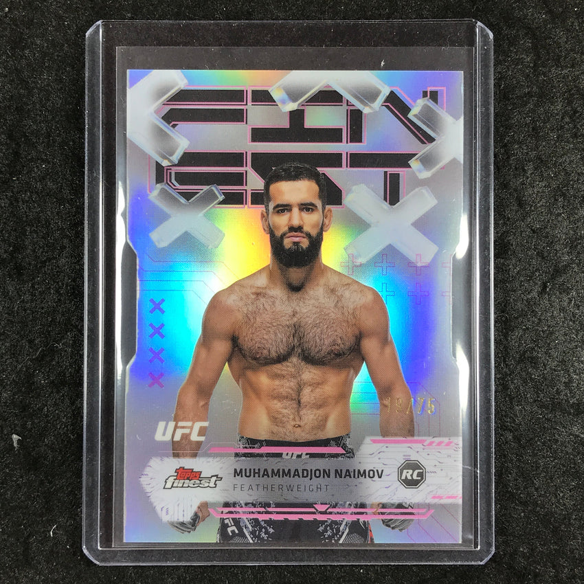 2025 Topps Finest UFC MUHAMMADJON NAIMOV Rookie Common Die-Cut 19/75 #79