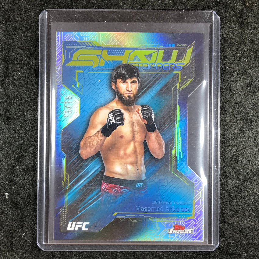 2025 Topps Finest UFC MAGOMED ANKALAEV Showstoppers Die-Cut 16/75 #19
