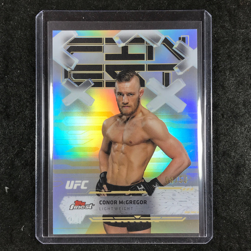 2025 Topps Finest UFC CONOR MCGREGOR Common Gold 8/50 #89