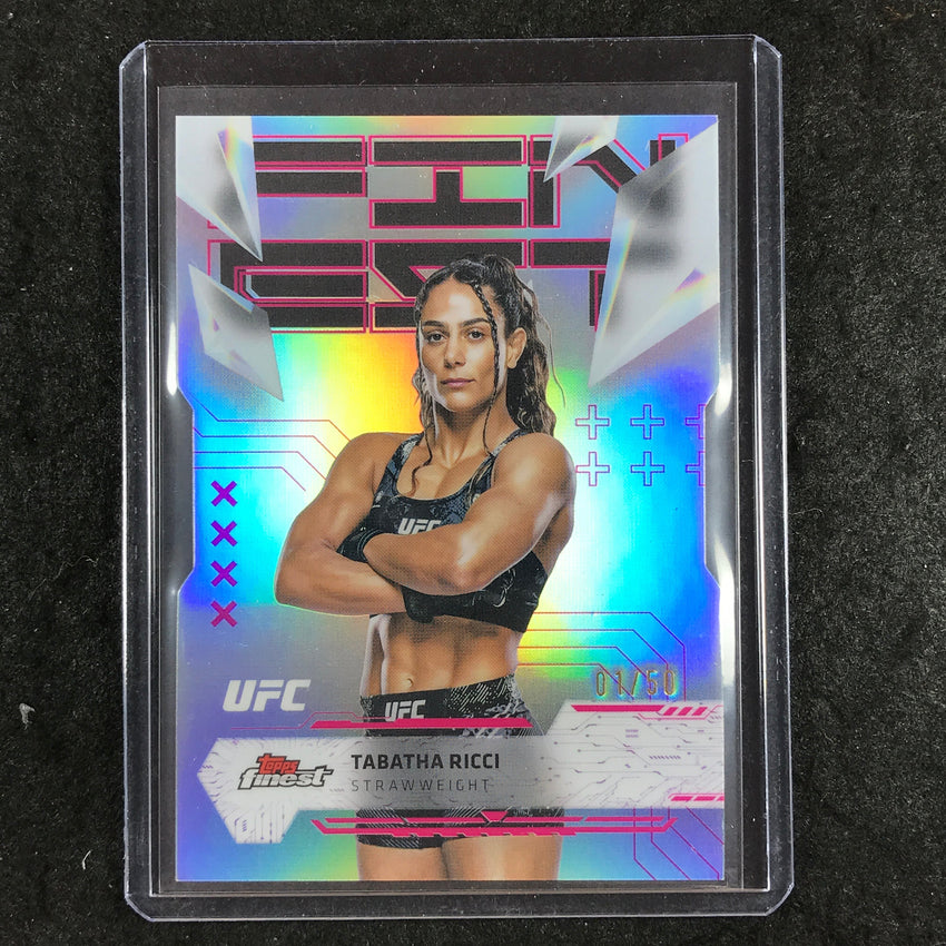 2025 Topps Finest UFC TABATHA RICCI Uncommon Die-Cut 1/50 #133