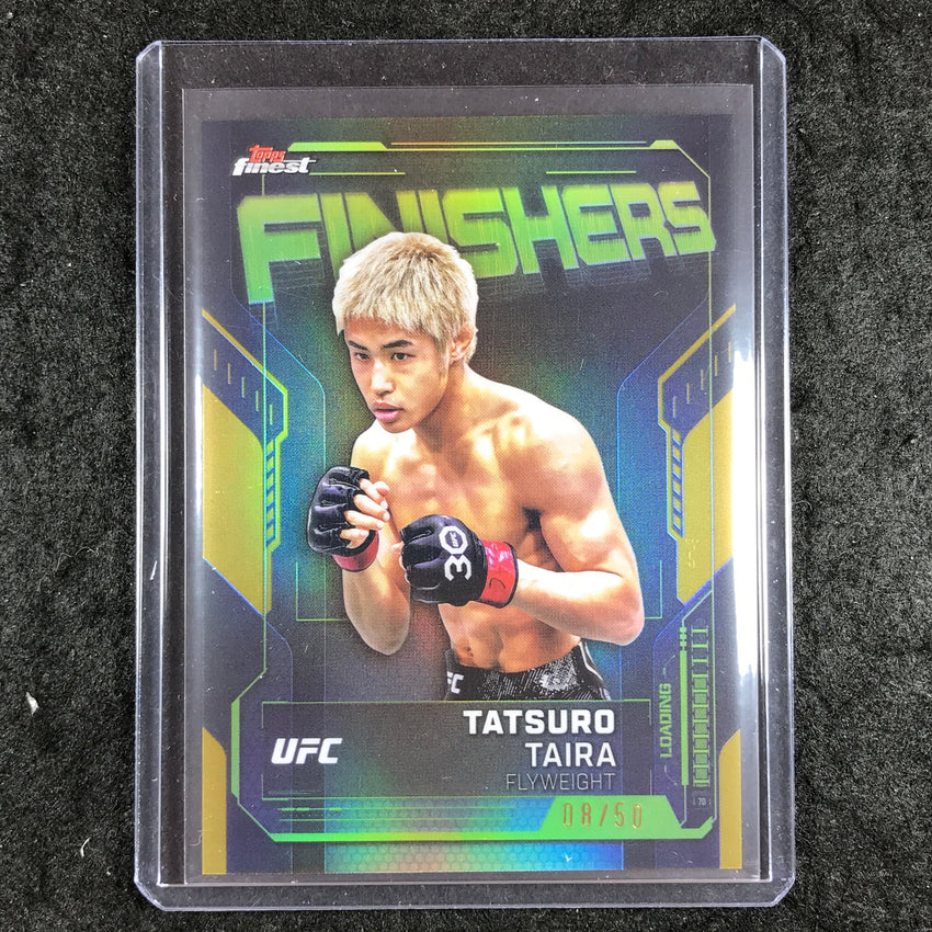 2025 Topps Finest UFC TATSURO TAIRA Finishers Gold 8/50 #18