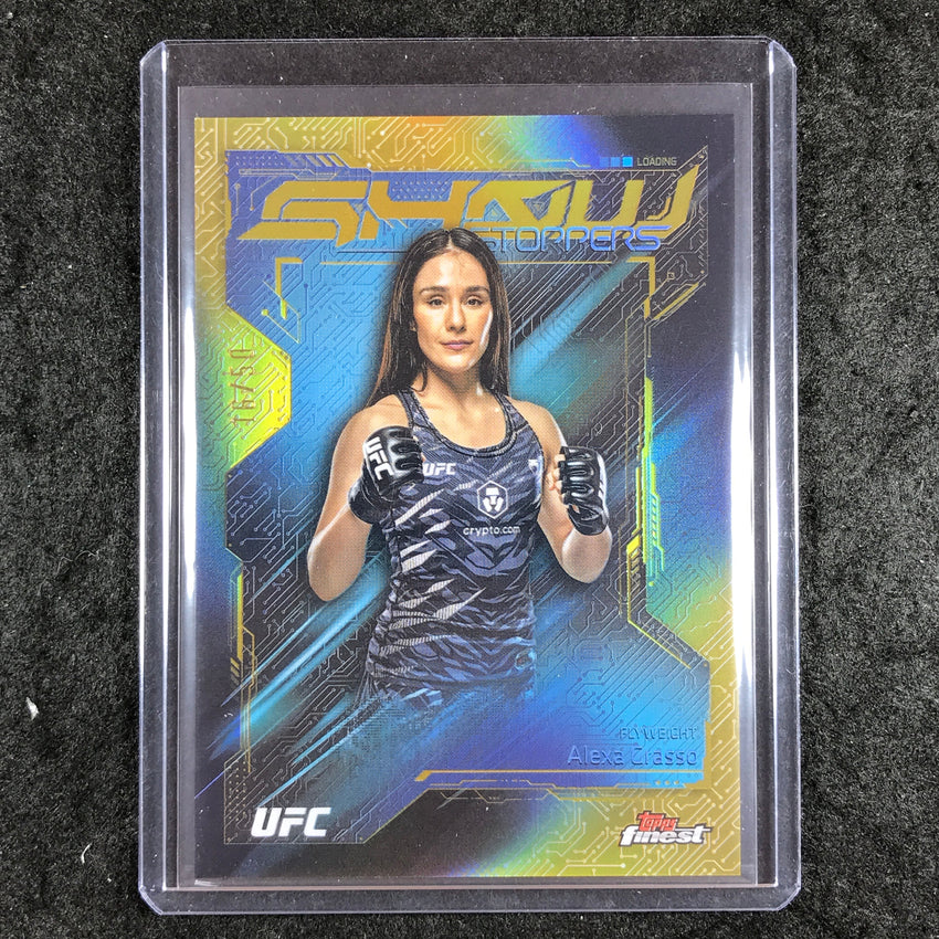 2025 Topps Finest UFC ALEXA GRASSO Showstoppers Gold 16/50 #3