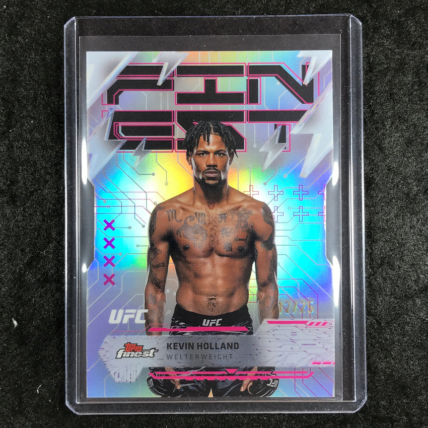 2025 Topps Finest UFC KEVIN HOLLAND Rare Die-Cut 12/25 #262