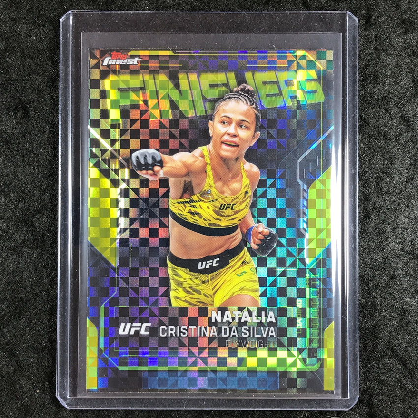2025 Topps Finest UFC NATALIA CRISTINA DA SILVA Finishers Checkerboard #21