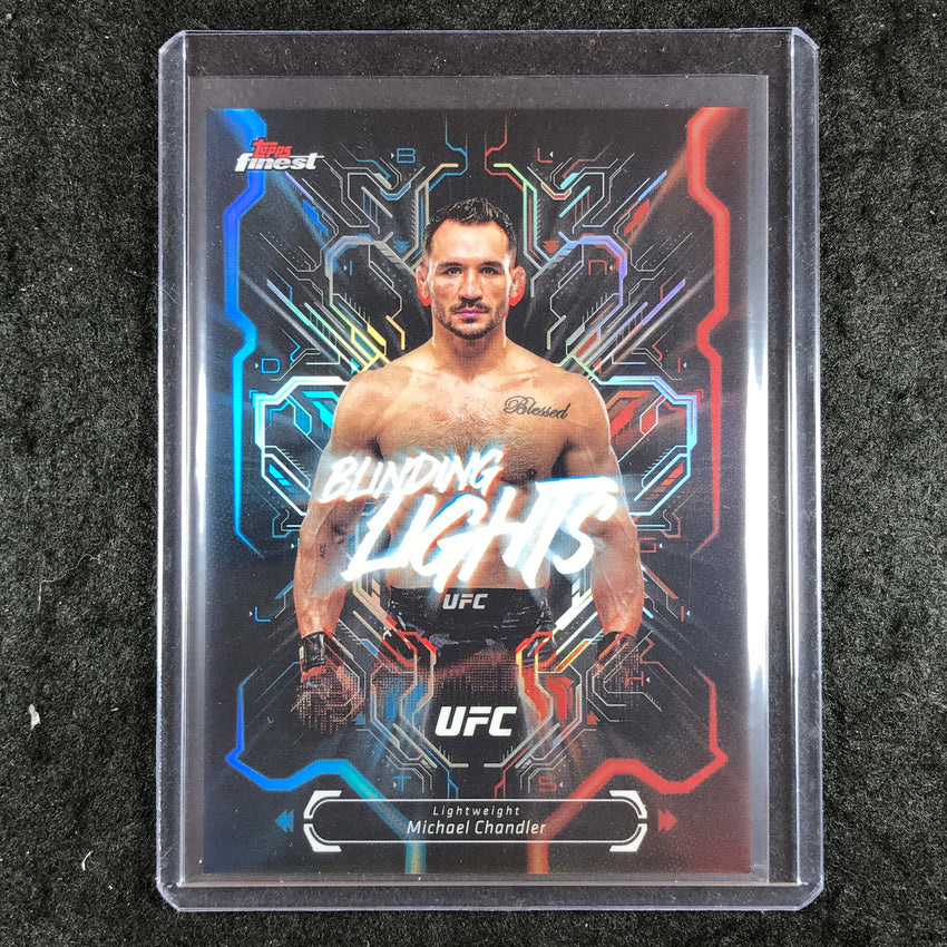 2025 Topps Finest UFC MICHAEL CHANDLER Blinding Lights SSP #6