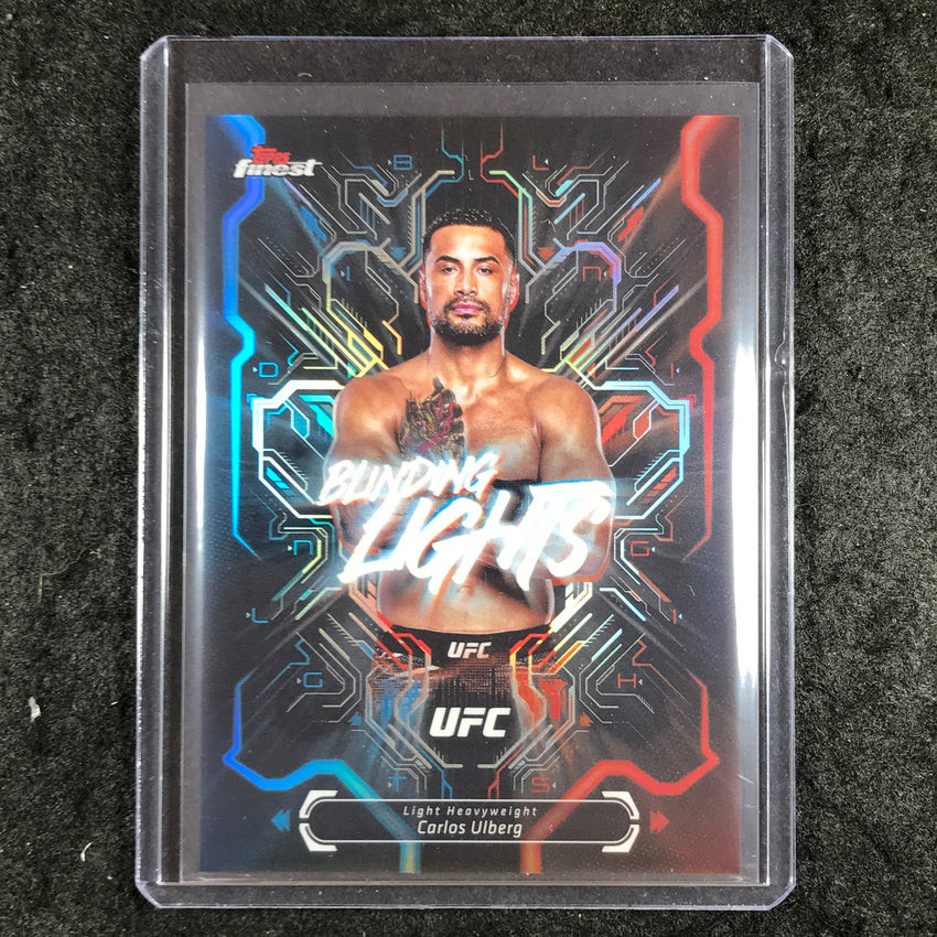 2025 Topps Finest UFC CARLOS ULBERG Blinding Lights SSP #16