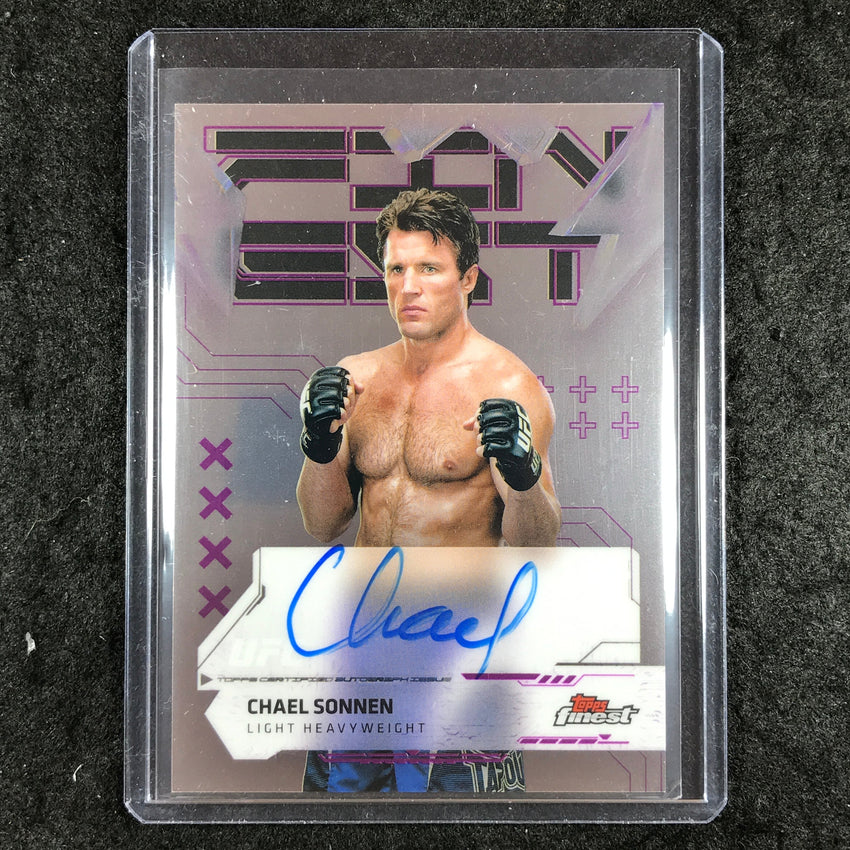 2025 Topps Finest UFC CHAEL SONNEN Finest Autographs Base #CS