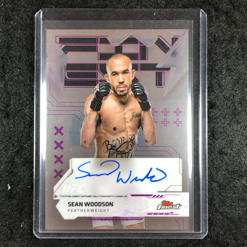 2025 Topps Finest UFC SEAN WOODSON Finest Autographs Base #SW