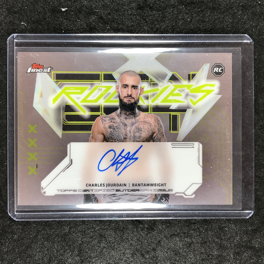 2025 Topps Finest UFC CHARLES JOURDAIN Finest Rookies Autographs Base #CJ