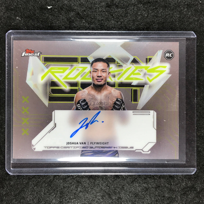2025 Topps Finest UFC JOSHUA VAN Finest Rookies Autographs Base #JV