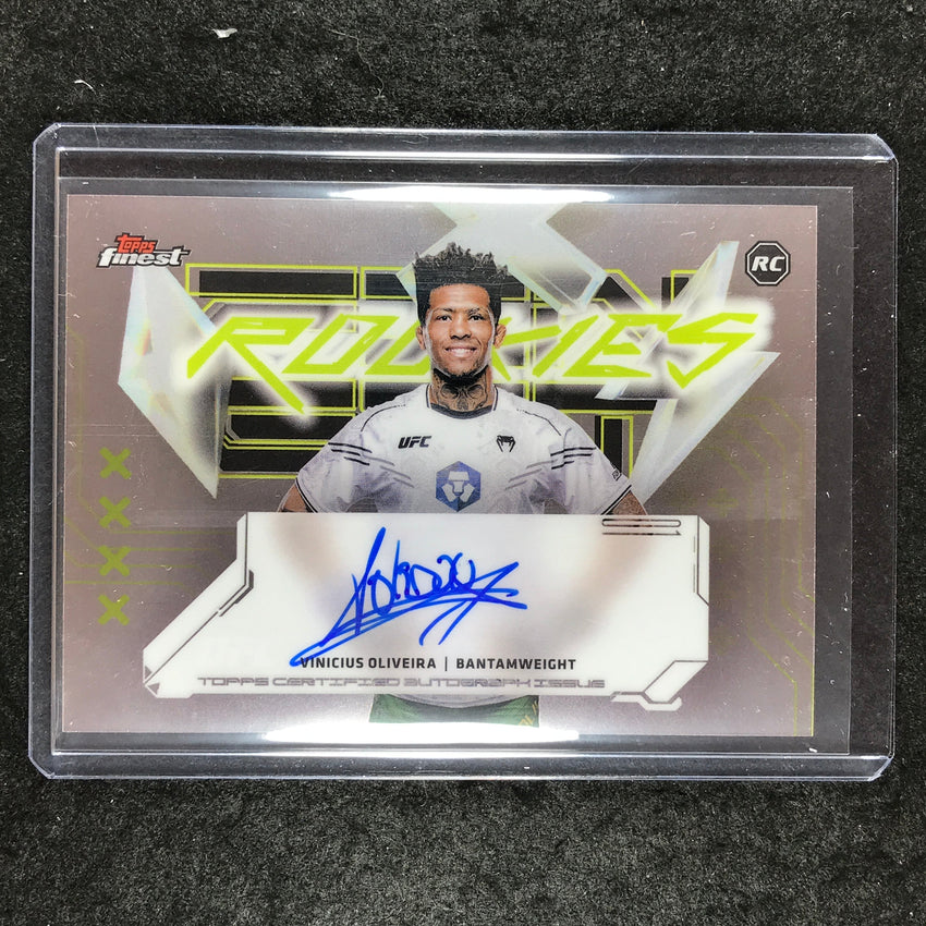 2025 Topps Finest UFC VINICIUS OLIVEIRA Finest Rookies Autographs Base #VO