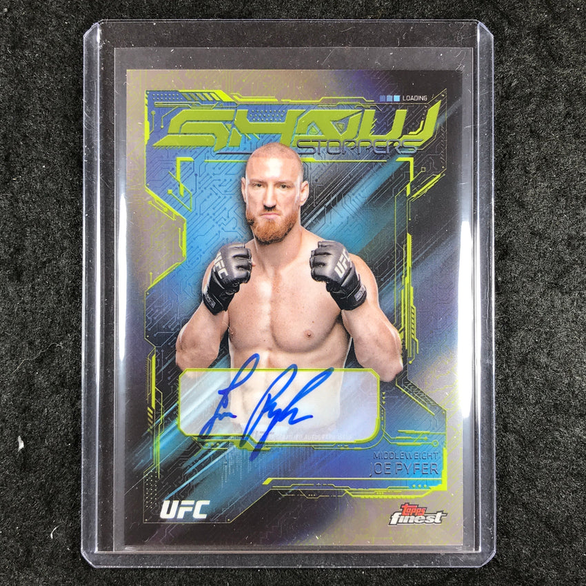 2025 Topps Finest UFC JOE PYFER Showstoppers Autographs #JP