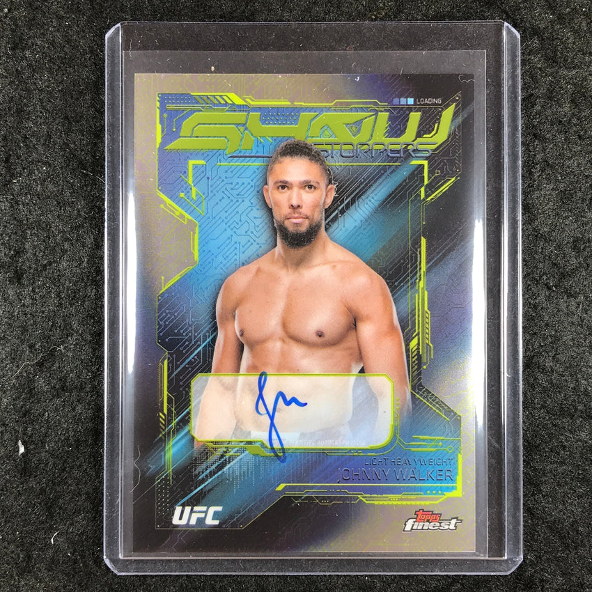 2025 Topps Finest UFC JOHNNY WALKER Showstoppers Autographs #JW