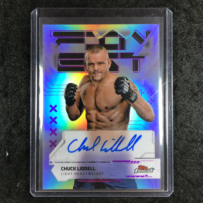 2025 Topps Finest UFC CHUCK LIDDELL Finest Autographs Refractor #CL