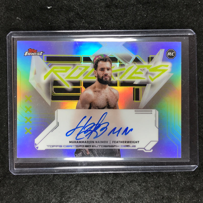 2025 Topps Finest UFC MUHAMMADJON NAIMOV Finest Rookies Autographs Refractor #MN